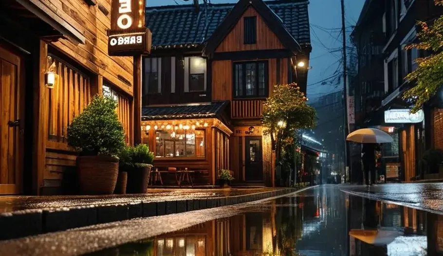 서울 마포구 목재간판
