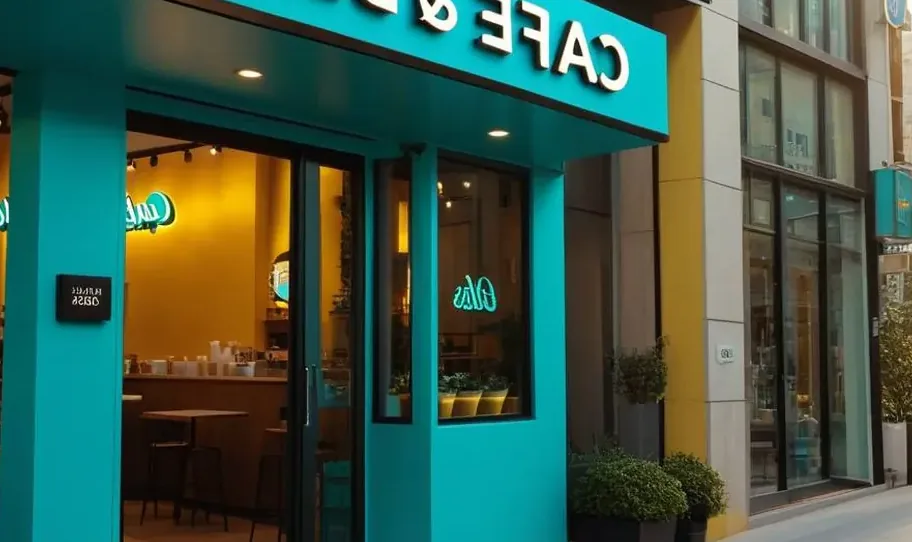 야외간판 시공 참고 1